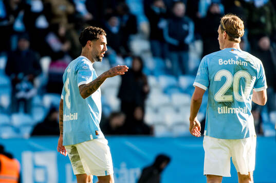 Malmö FFs Sergio Pena jublar