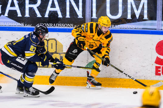 HV71s Robert Nardella och Skellefteås Martins Dzierkals