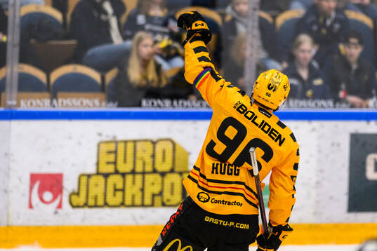 Skellefteås Rickard Hugg jublar