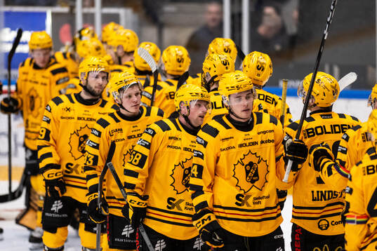Skellefteås spelare jublar