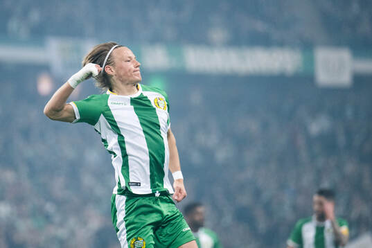 Hammarbys August Mikkelsen jublar