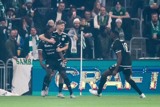 Västerås SKs Ibrahim Yalatif Diabate, Patric Åslund  och