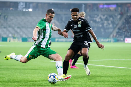 Hammarbys Oscar Johansson Schellhas och Västerås SKs