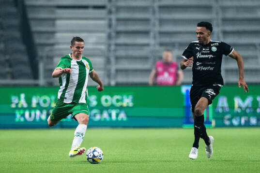 Hammarbys Oscar Johansson Schellhas och Västerås SKs Alex
