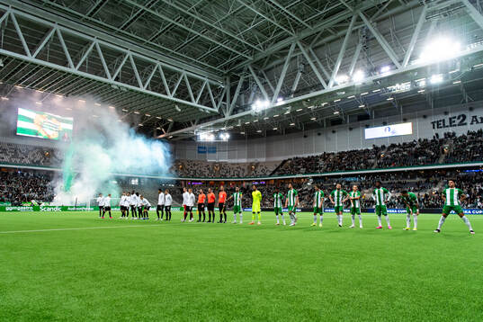Västerås SKs och Hammarbys spelare