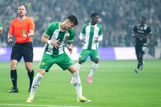 Hammarbys Viktor Djukanovic deppar