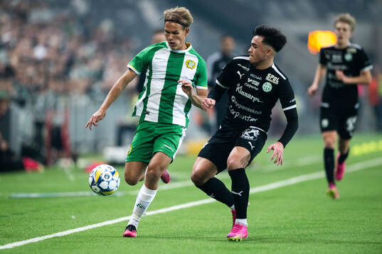 Hammarbys Markus Karlsson och Västerås SKs Alexander