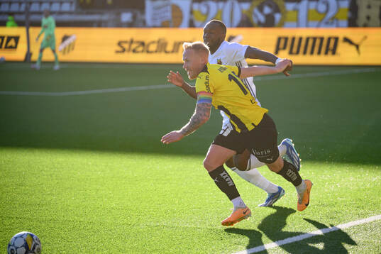 BK Häckens Mikkel Rygaard Jensen  och Östersunds