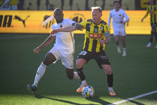 BK Häckens Mikkel Rygaard Jensen  och Östersunds