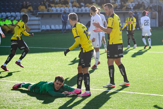 Östersunds målvakt Andrew Robert Mills deppar