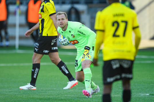 BK Häckens målvakt Peter Abrahamsson