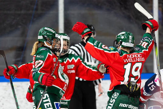 Frölundas Sofie Lundin jublar