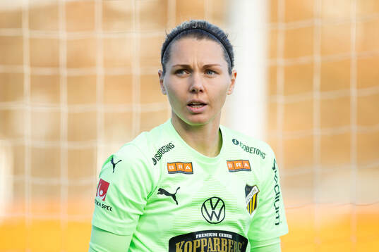 Häckens målvakt Jennifer Falk