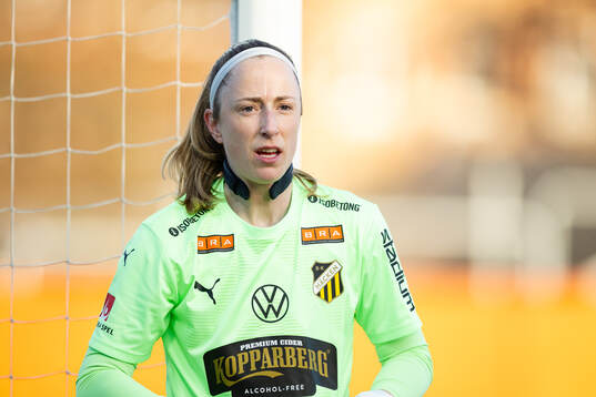 Häckens målvakt Loes Geurts