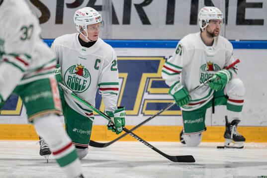 Under ishockeymatchen i SHL mellan Rögle och Färjestad