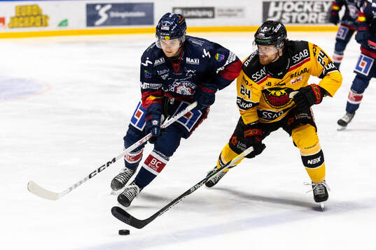 Linköpings Jonathan Myrenberg och Luleås Brendan Shinnimin