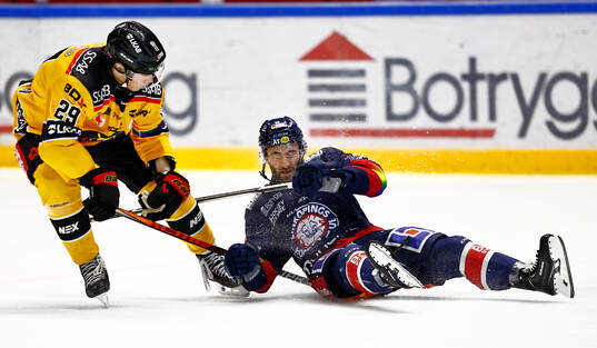 Luleås Erik Gustafsson och Linköpings Anthony Greco