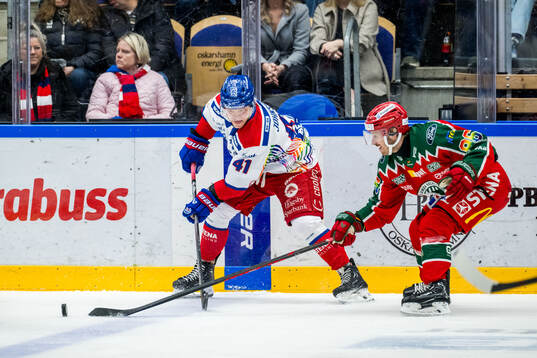 Oskarshamns Johan Johnsson och Frölundas Erik Thorell
