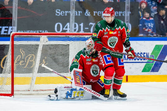 Frölundas målvakt Frans Tuohimaa