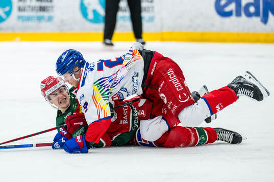 Frölundas Tom Nilsson och Oskarshamns Gustaf Westlund