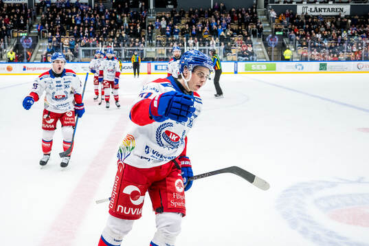 Oskarshamns Viktor Lodin jublar