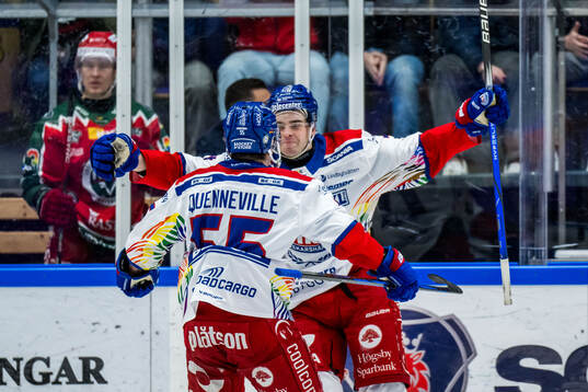 Oskarshamns Viktor Lodin jublar