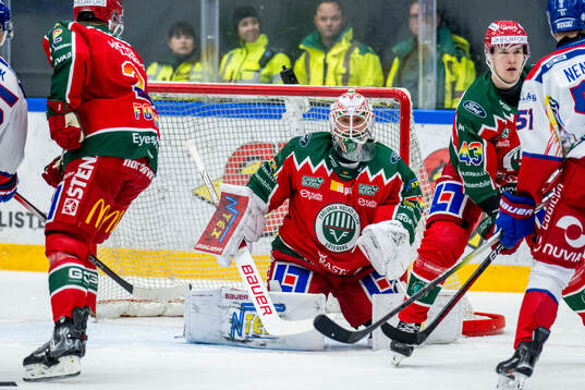 Frölundas målvakt Frans Tuohimaa