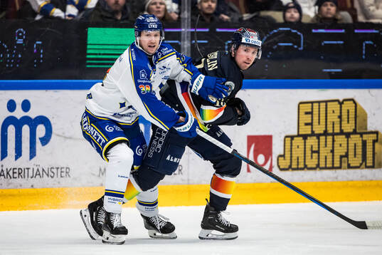 Leksands Olle Alsing och Växjös Hugo Gustafsson