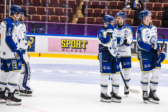 Leksands spelarna deppar
