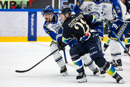 Leksands Matt Caito och Växjös Hugo Gustafsson