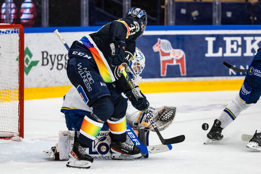 Leksands målvakt Mantas Armalis