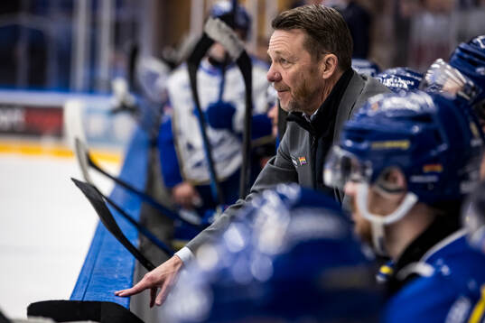 Leksands tränare Charles Berglund