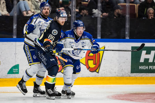 Leksands Lucas Elvenes och Växjös Joachim Blichfeld och