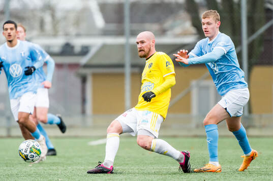 Falkenbergs FFs Christoffer Carlsson och Malmö FFs