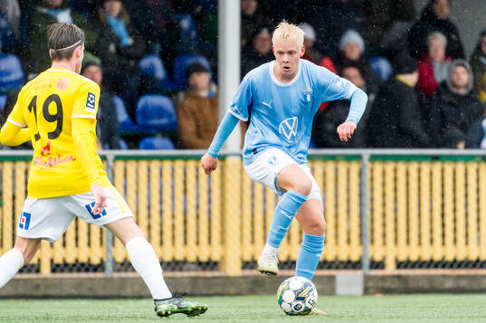 Malmö FFs Otto Rosengren och Falkenbergs FFs Oskar Lindberg