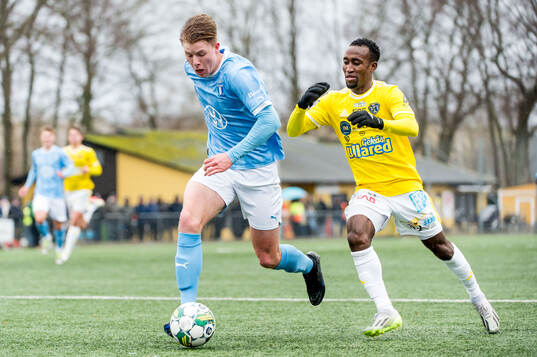 Malmö FFs Nils Zätterström och Falkenbergs FFs Godwin