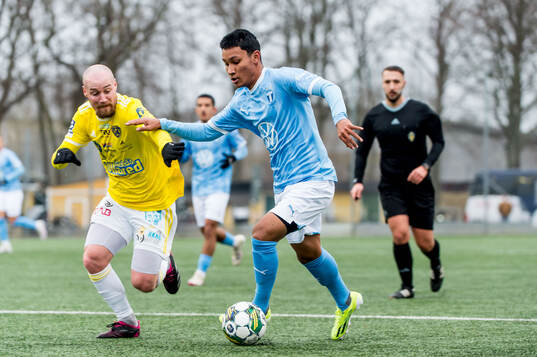 Malmö FFs Sashwat Rana och Falkenbergs FFs Christoffer