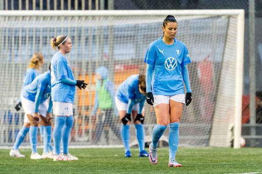 Malmö FFs Malin Gunnarsson deppar