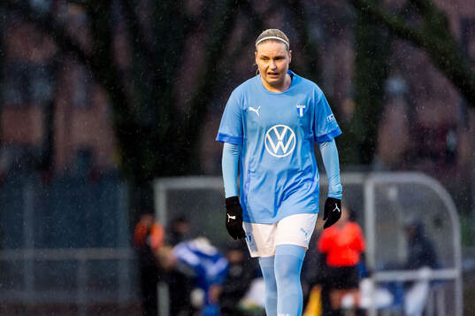 Malmö FFs Rebecka Holm deppar