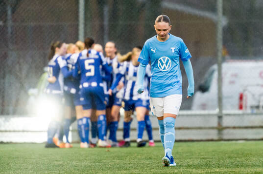 Malmö FFs Nova Rolfsson deppar