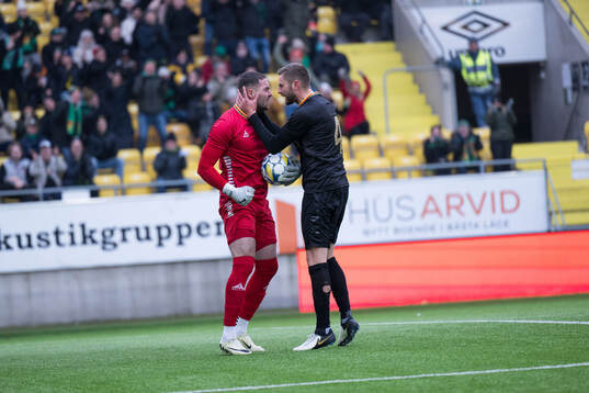 GAISs målvakt Mergim Krasniqi
