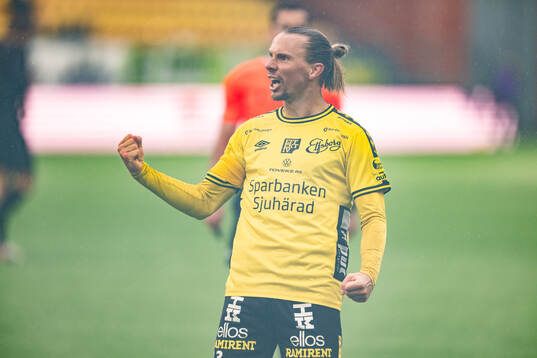 Elfsborgs Niklas Hult jublar