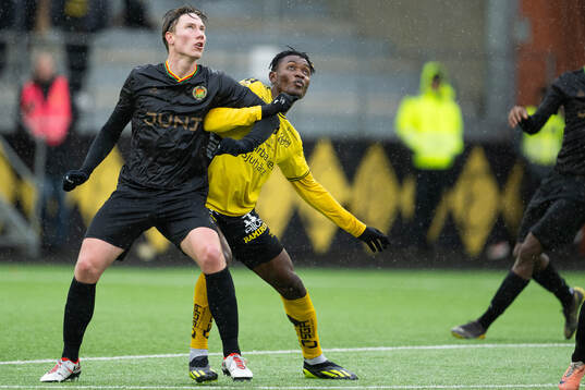 GAISs Robin Frej och Elfsborgs Jalal Abdullah