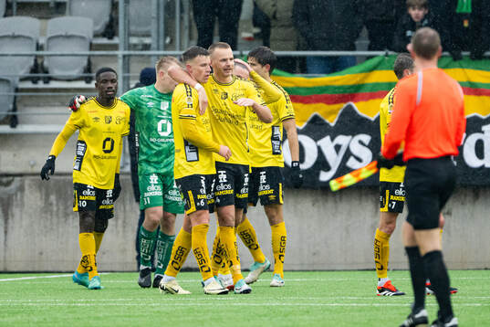 Elfsborgs Andri Fannar Baldursson och Gustav Henriksson