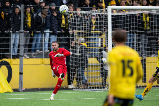 GAISs målvakt Mergim Krasniqi