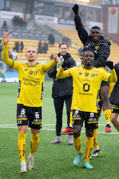 Elfsborgs spelare jublar