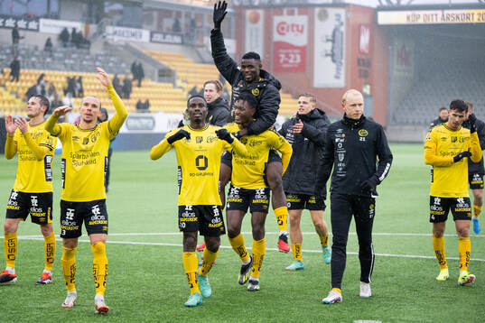 Elfsborgs spelare jublar