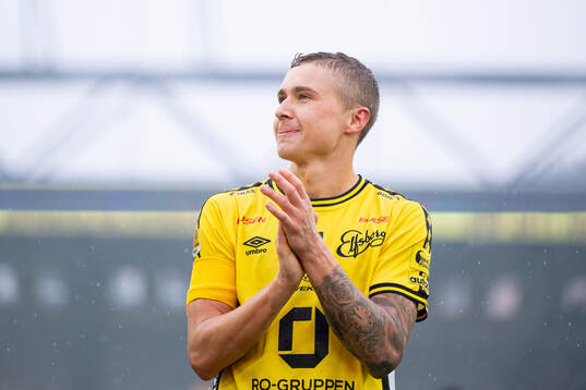 Elfsborgs Sebastian Holmén jublar