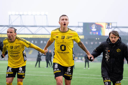 Elfsborgs Niklas Hult, Sebastian Holmén och Simon Hedlund