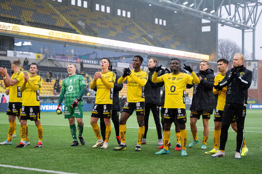 Elfsborgs spelare jublar